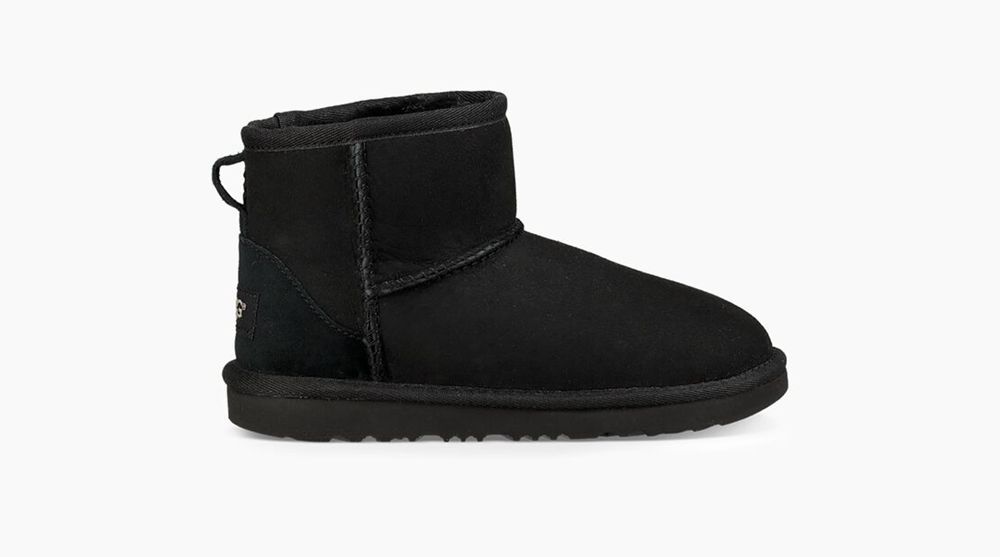 Ugg Mini Boot Big Kids - Ugg Classic Ii Mini Black - 905TSIPME